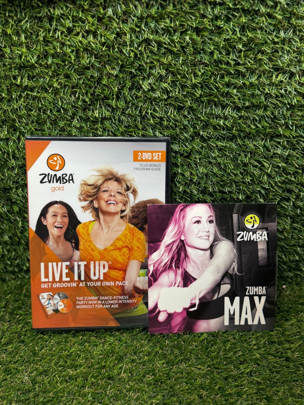 Zumba Fitness DVD Set - Orange, Purple, Black